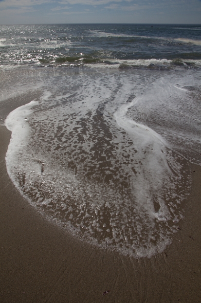 Receding wave.