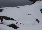 Climbing to the viewpoint above Base Brown. : Base Brown