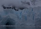 As close as we dared get to the glacier - just before a rather large calving took place. : Base Brown