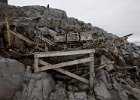 Authentic sledges at Port Lockroy, but clearly no longer in use. : Port Lockroy