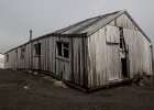 Hut with a subsidence problem. : Whalers Bay