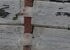 Collapsing prefabricated wall. : Whalers Bay
