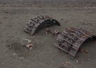 Tractor buried in the eruption of 1967-1969. : Whalers Bay