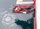 Launching the PolarCirkel tender. : Half Moon Island