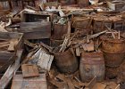 Debris behind the American base. : Stonington Island