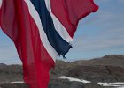 Norwegian flag on Fram. : Fram, Horseshoe Island